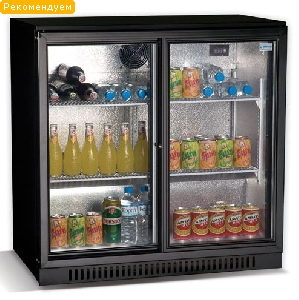 Холодильный шкаф-витрина для барной стойки Crystal CRT200BB